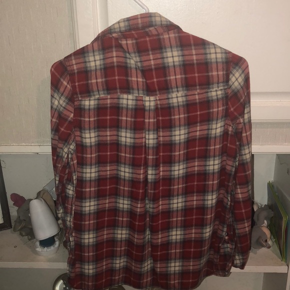 Red and white flannel - Picture 3 of 3